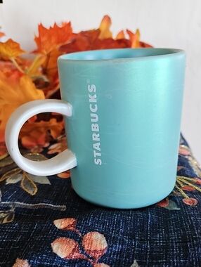 Mermaid Shimmer Blue Starbucks Mug